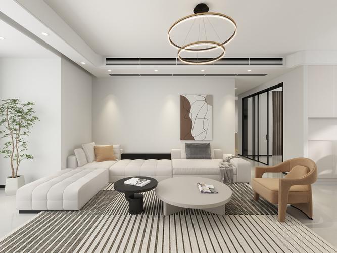 140平方現(xiàn)代簡(jiǎn)約四居室 以簡(jiǎn)馭繁，構(gòu)筑靜謐雅致生活空間